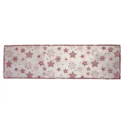 Die moderne Hausfrau Tischläufer "Sterne", 140x40 cm