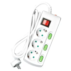 Die moderne Hausfrau Tischsteckdose "3-fach"