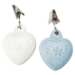 Die moderne Hausfrau Tischtuchbeschwerer „Herz“, 6 Stück