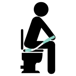 Die moderne Hausfrau Toiletten-Hygienehilfe