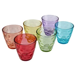 Die moderne Hausfrau Trinkgläser "Kunterbunt", 6 Stück je 220 ml