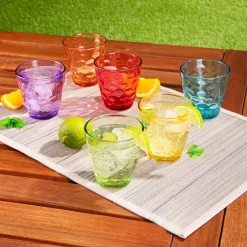 Die moderne Hausfrau Trinkgläser "Kunterbunt", 6 Stück je 220 ml