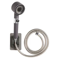 Die moderne Hausfrau Turbo-Duschkopf-Set „3 in 1“ + Gratis Wandhalterung