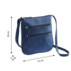 Damen Die moderne Hausfrau Umhängetasche "Ella" marine