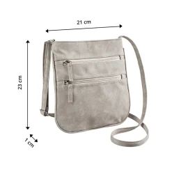 Damen Die moderne Hausfrau Umhängetasche "Ella" taupe