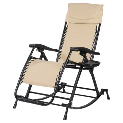 Die moderne Hausfrau Variabler-Schaukelstuhl "Premium" creme