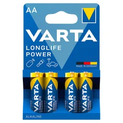 Die moderne Hausfrau Varta-Longlife-Power-Batterien AA, 4 Stück