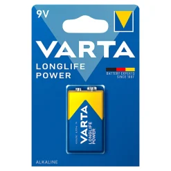 Die moderne Hausfrau Varta-Longlife-Power-Batterien, 9V E-Block