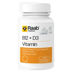 Die moderne Hausfrau Vitamin B12 + D3, Lutschtabletten, Geschmack Waldbeere, 60 Stück, 90 g