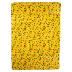Die moderne Hausfrau Wachstuch-Tischdecke "Sonnenblume" 220x160 cm, eckig
