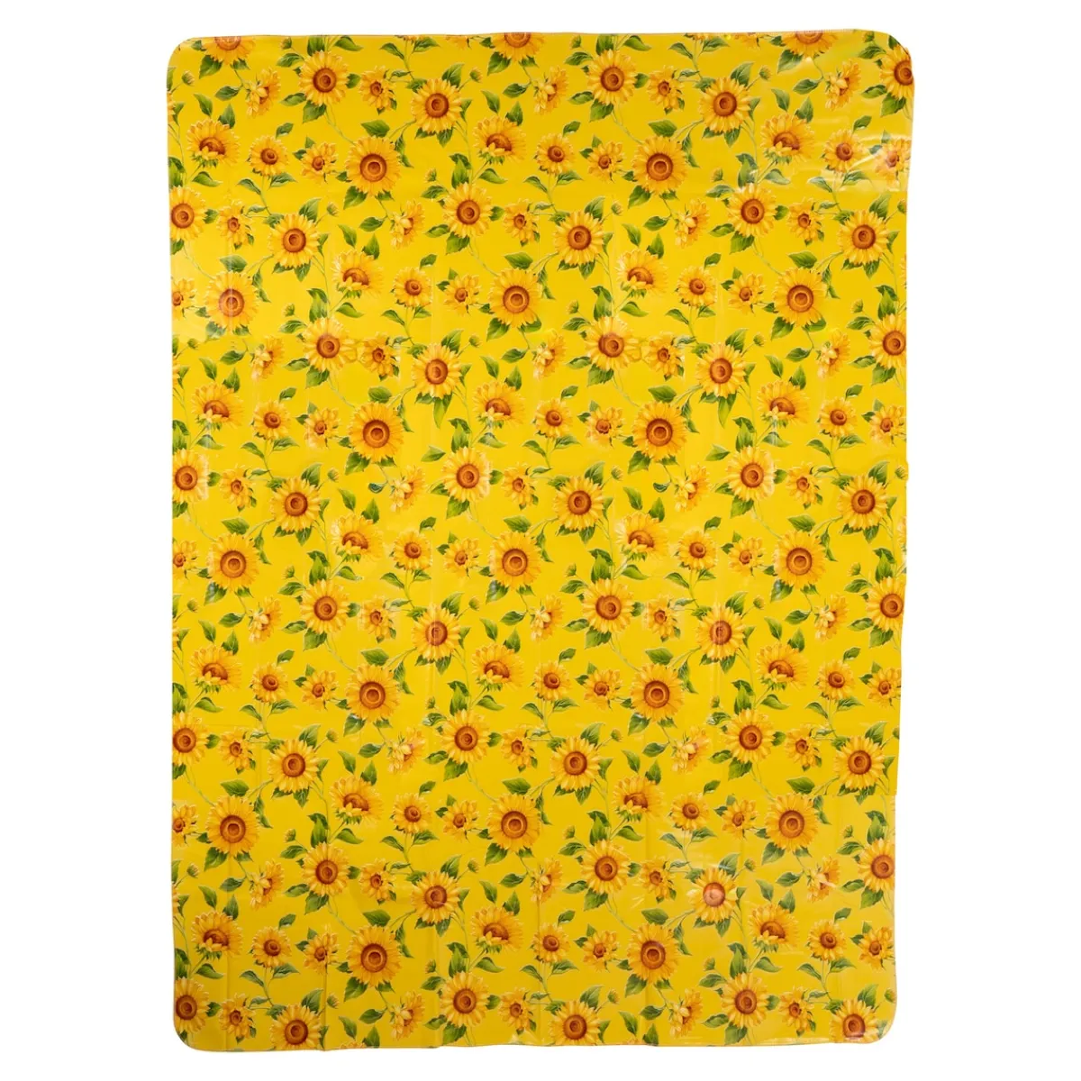 Die moderne Hausfrau Wachstuch-Tischdecke "Sonnenblume" 220x160 cm, eckig