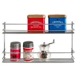 Die moderne Hausfrau Wand-Gewürzregal "Pepito" 2 Etagen