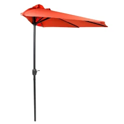 Die moderne Hausfrau Wand-Sonnenschirm terrakotta