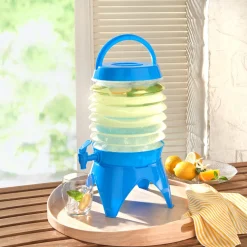 Die moderne Hausfrau Wasser- und Getränkespender „Faltbar“, 5,5 l