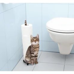 Die moderne Hausfrau WC-Rollenhalter "Kätzchen"