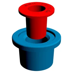 Die moderne Hausfrau WC-Sitz-Stopp "2 in 1"