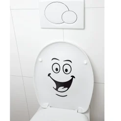 Die moderne Hausfrau WC-Sticker "Smile"