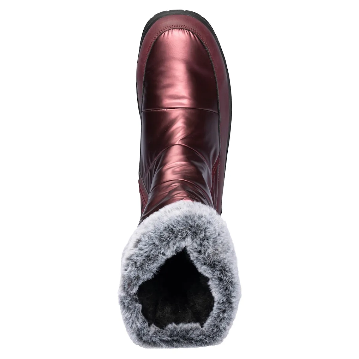 Damen Die moderne Hausfrau Winterstiefel mit Spikes "Karla" bordeaux