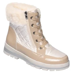 Damen Die moderne Hausfrau Winterstiefel "Wanda" beige