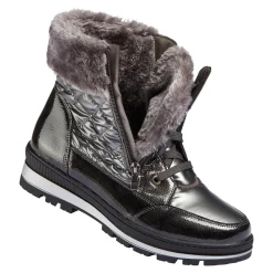 Damen Die moderne Hausfrau Winterstiefel "Wanda" zinngrau