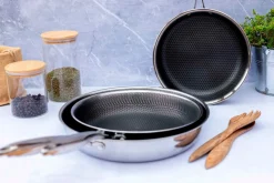 Die moderne Hausfrau Wok, Edelstahl Hestia 1 x Pfanne