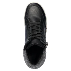 Damen Die moderne Hausfrau Wärme-Knöchelsneaker „Annette“ schwarz