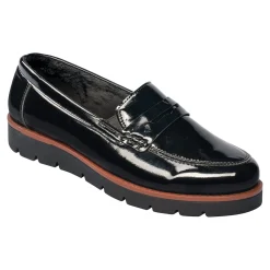 Damen Die moderne Hausfrau Wärme-Slipper „Verena“ schwarz