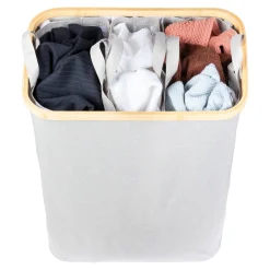 Die moderne Hausfrau Wäschesammler und Sortierer „2 in 1“