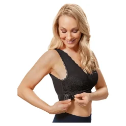 Damen Die moderne Hausfrau Wunder-BH schwarz