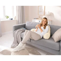 Die moderne Hausfrau XL-Rückenkissen "bequem" creme