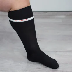 Die moderne Hausfrau XXL Reisestrümpfe schwarz Gr. 36-38, DP Schwarz