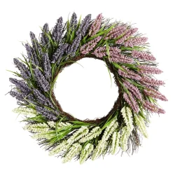 Die moderne Hausfrau XXL-Dekokranz "Erikablumen"