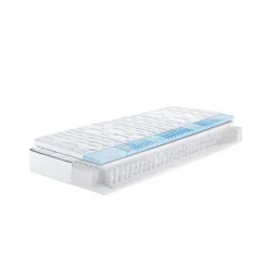 Die moderne Hausfrau 7-Zonen-Tonnentaschenfederkern-Matratze Megamax First Class Top T inkl. Gelart-Topper H2